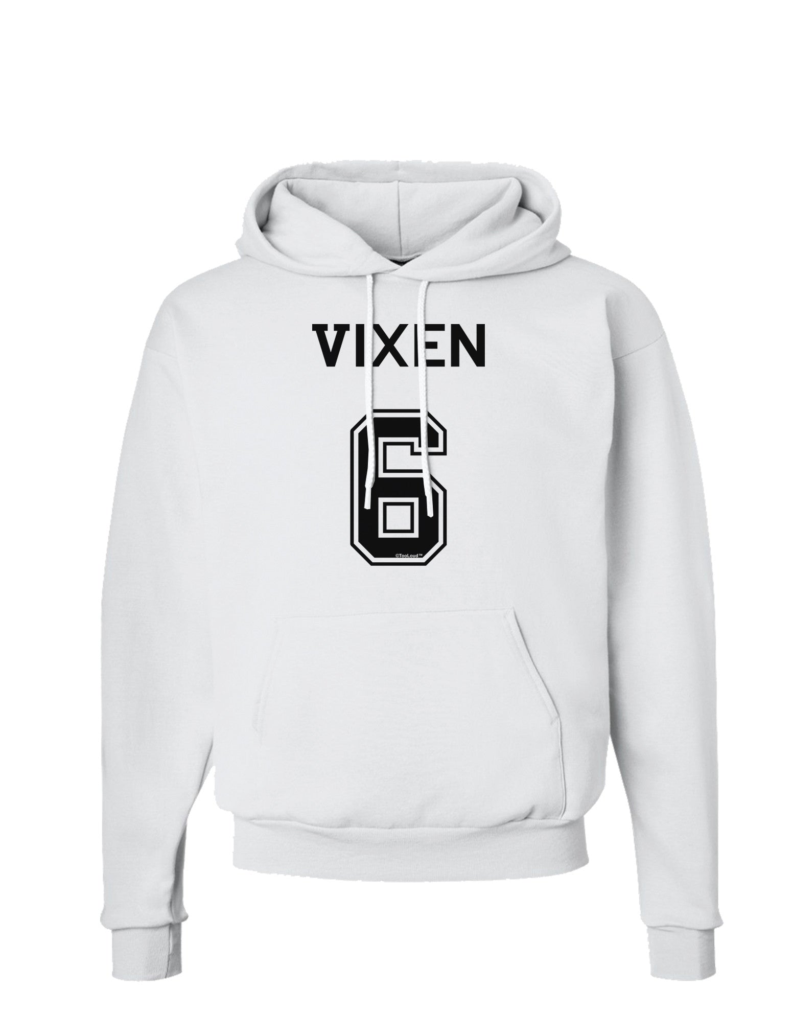Reindeer Jersey - Vixen 6 Hoodie Sweatshirt-Hoodie-TooLoud-White-Small-Davson Sales