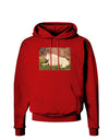 Relaxing Ram Dark Hoodie Sweatshirt-Hoodie-TooLoud-Red-Small-Davson Sales