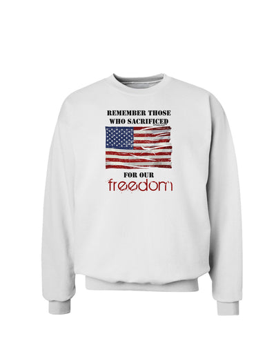 Remember - Veterans Sweatshirt-Sweatshirts-TooLoud-White-Small-Davson Sales