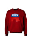 Republican Bubble Symbol Adult Dark Sweatshirt-Sweatshirts-TooLoud-Deep-Red-Small-Davson Sales