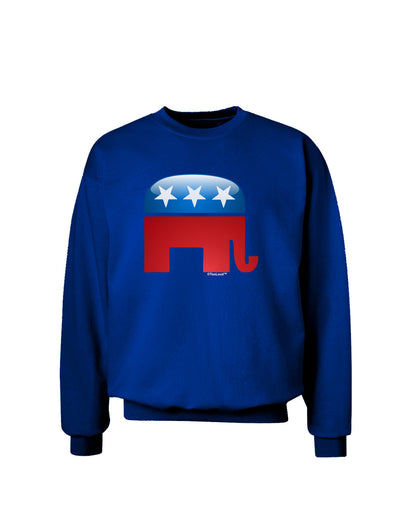 Republican Bubble Symbol Adult Dark Sweatshirt-Sweatshirts-TooLoud-Deep-Royal-Blue-Small-Davson Sales