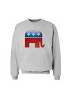 Republican Bubble Symbol Sweatshirt-Sweatshirts-TooLoud-AshGray-Small-Davson Sales