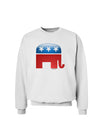 Republican Bubble Symbol Sweatshirt-Sweatshirts-TooLoud-White-Small-Davson Sales