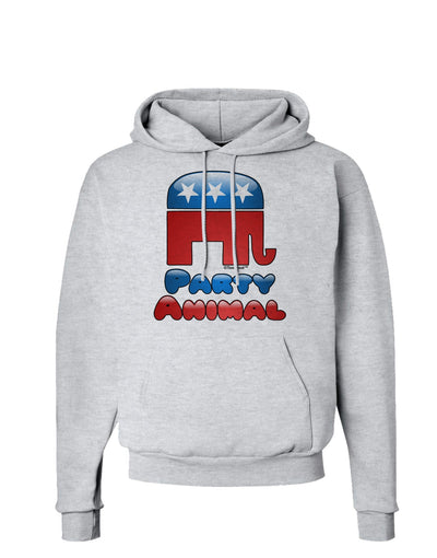 Republican Party Animal Hoodie Sweatshirt-Hoodie-TooLoud-AshGray-Small-Davson Sales