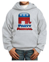 Republican Party Animal Youth Hoodie Pullover Sweatshirt-Youth Hoodie-TooLoud-Ash-XS-Davson Sales