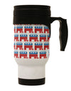 Republican Symbol All Over Stainless Steel 14oz Travel Mug All Over Print-Travel Mugs-TooLoud-White-Davson Sales