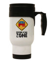 Republican Zone Stainless Steel 14oz Travel Mug-Travel Mugs-TooLoud-White-Davson Sales