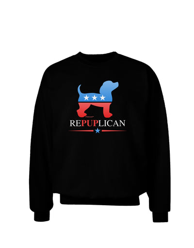 RePUPlican Adult Dark Sweatshirt-Sweatshirts-TooLoud-Black-Small-Davson Sales