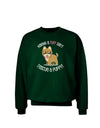 Rescue A Puppy Adult Dark Sweatshirt-Sweatshirts-TooLoud-Deep-Forest-Green-Small-Davson Sales