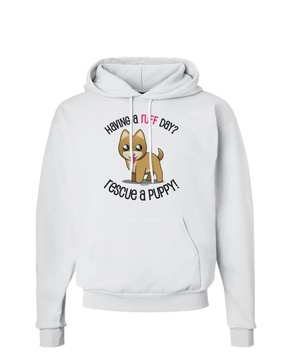 Rescue A Puppy Hoodie Sweatshirt-Hoodie-TooLoud-White-Small-Davson Sales