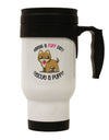Rescue A Puppy Stainless Steel 14oz Travel Mug-Travel Mugs-TooLoud-White-Davson Sales