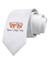 Rescue Adopt Love Printed White Necktie