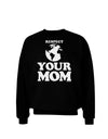 Respect Your Mom - Mother Earth Design Adult Dark Sweatshirt-Sweatshirts-TooLoud-Black-Small-Davson Sales
