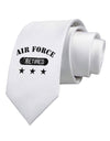 Retired Air Force Printed White Necktie