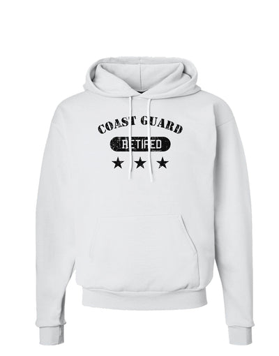 Retired Coast Guard Hoodie Sweatshirt-Hoodie-TooLoud-White-Small-Davson Sales