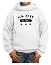 Retired Navy Youth Hoodie Pullover Sweatshirt-Youth Hoodie-TooLoud-White-XS-Davson Sales