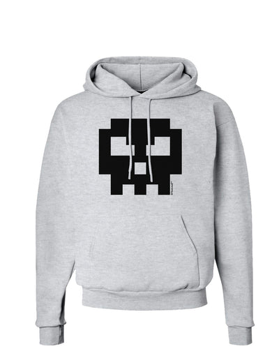 Retro 8-Bit Skull Hoodie Sweatshirt-Hoodie-TooLoud-AshGray-Small-Davson Sales