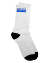 Retro Adult Crew Socks for the Admirers of Intellectual Partners - TooLoud-Socks-TooLoud-White-Ladies-4-6-Davson Sales