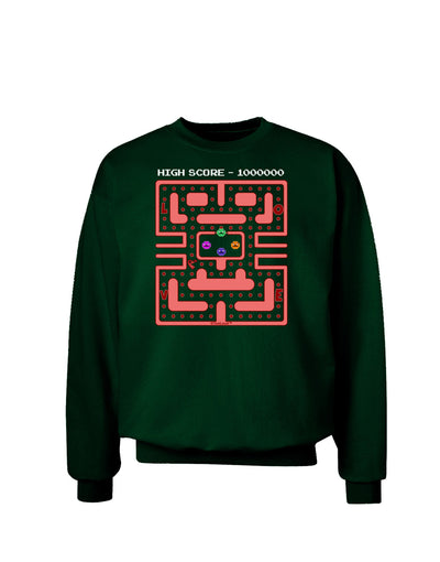 Retro Heart Man Adult Dark Sweatshirt-Sweatshirts-TooLoud-Deep-Forest-Green-Small-Davson Sales