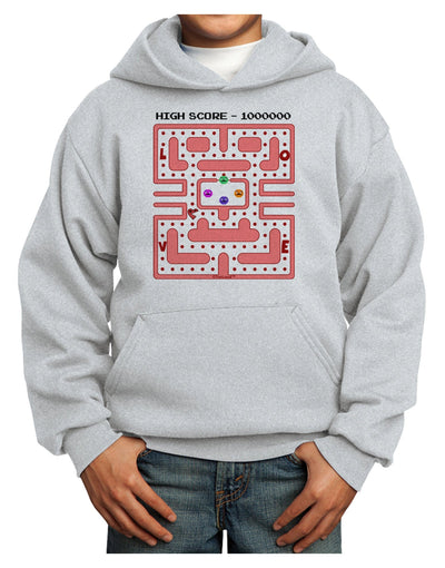 Retro Heart Man Youth Hoodie Pullover Sweatshirt-Youth Hoodie-TooLoud-Ash-XS-Davson Sales