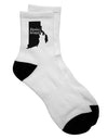 Rhode Island - United States Shape Adult Short Socks - Exclusively by TooLoud-Socks-TooLoud-White-Ladies-4-6-Davson Sales
