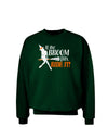 Ride It Orange Adult Dark Sweatshirt-Sweatshirts-TooLoud-Deep-Forest-Green-Small-Davson Sales