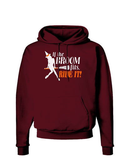 Ride It Orange Dark Hoodie Sweatshirt-Hoodie-TooLoud-Maroon-Small-Davson Sales