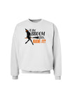 Ride It Orange Sweatshirt-Sweatshirts-TooLoud-White-Small-Davson Sales