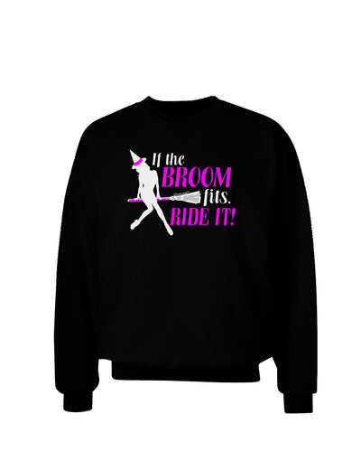 Ride It Purple Adult Dark Sweatshirt-Sweatshirts-TooLoud-Black-Small-Davson Sales