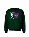 Ride It Purple Adult Dark Sweatshirt-Sweatshirts-TooLoud-Deep-Forest-Green-Small-Davson Sales