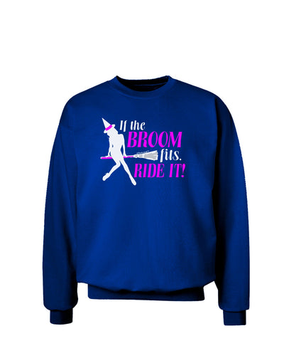 Ride It Purple Adult Dark Sweatshirt-Sweatshirts-TooLoud-Deep-Royal-Blue-Small-Davson Sales