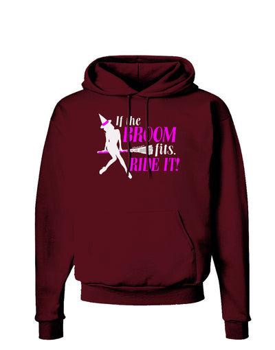 Ride It Purple Dark Hoodie Sweatshirt-Hoodie-TooLoud-Maroon-Small-Davson Sales