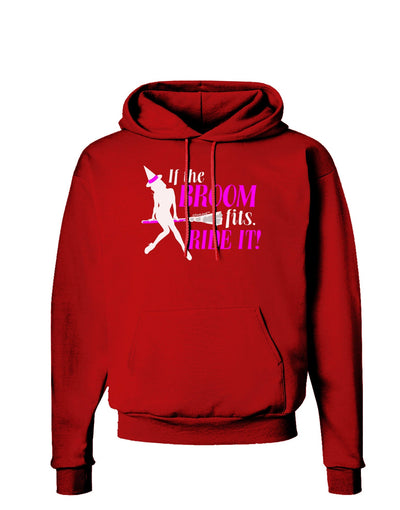 Ride It Purple Dark Hoodie Sweatshirt-Hoodie-TooLoud-Red-Small-Davson Sales