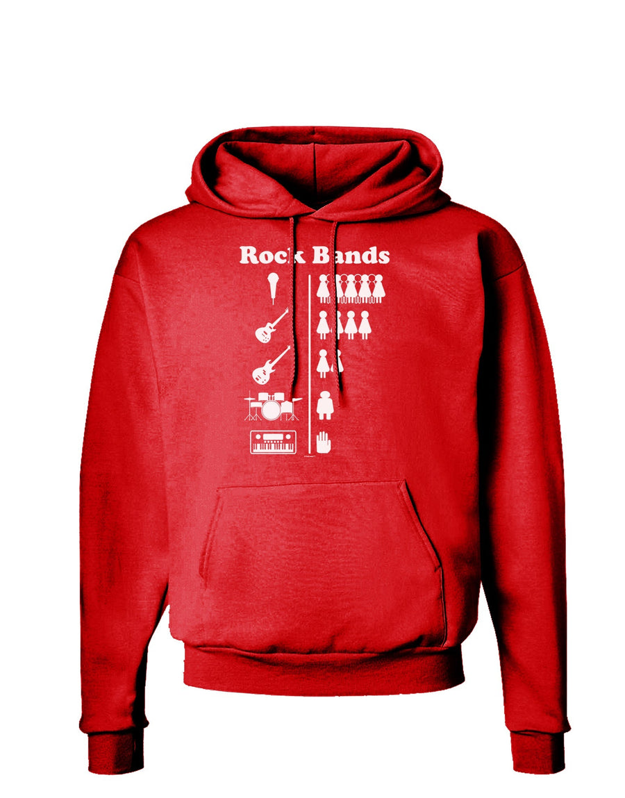 Rock Band Pictograph Dark Hoodie Sweatshirt-Hoodie-TooLoud-Black-Small-Davson Sales