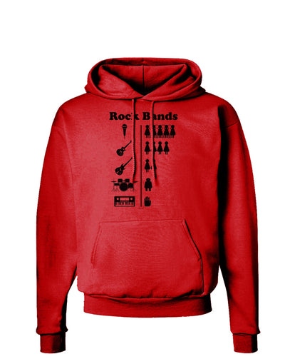 Rock Band Pictograph Hoodie Sweatshirt-Hoodie-TooLoud-Red-Small-Davson Sales