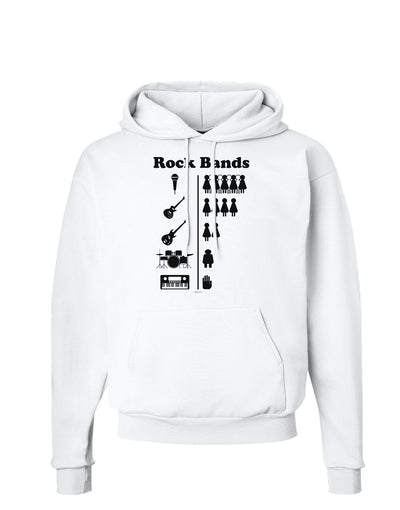 Rock Band Pictograph Hoodie Sweatshirt-Hoodie-TooLoud-White-Small-Davson Sales