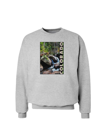 Rockies River with Text Sweatshirt-Sweatshirts-TooLoud-AshGray-Small-Davson Sales