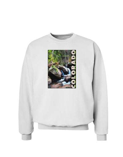 Rockies River with Text Sweatshirt-Sweatshirts-TooLoud-White-Small-Davson Sales