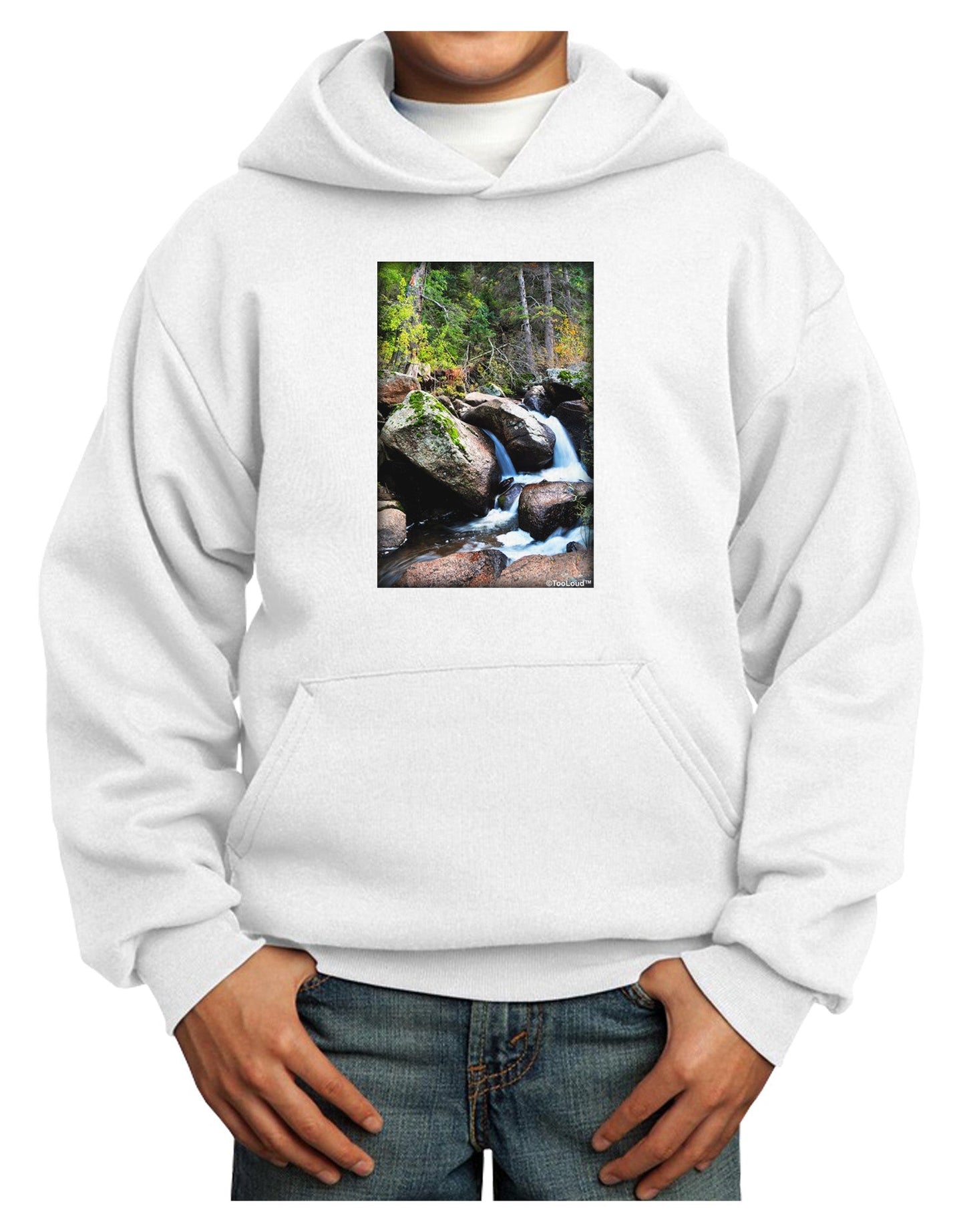 Rockies River Youth Hoodie Pullover Sweatshirt-Youth Hoodie-TooLoud-White-XS-Davson Sales