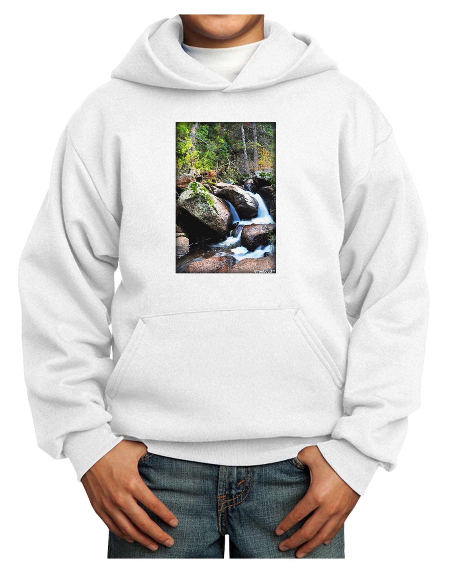 Rockies River Youth Hoodie Pullover Sweatshirt-Youth Hoodie-TooLoud-White-XS-Davson Sales