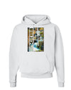 Rockies Waterfall with Text Hoodie Sweatshirt-Hoodie-TooLoud-White-Small-Davson Sales