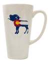 Rocky Mountain Bighorn Sheep Flag Conical Latte Coffee Mug - Expertly Crafted Drinkware-Conical Latte Mug-TooLoud-Davson Sales
