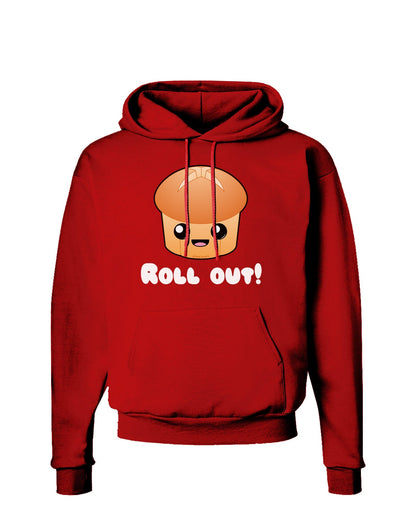 Roll Out Cute Roll Dark Hoodie Sweatshirt-Hoodie-TooLoud-Red-Small-Davson Sales