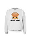 Roll Out Cute Roll Sweatshirt-Sweatshirts-TooLoud-White-Small-Davson Sales