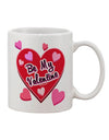 Romantic Hearts Printed 11 oz Coffee Mug - A Must-Have for Valentine's Day TooLoud-11 OZ Coffee Mug-TooLoud-White-Davson Sales