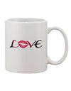 Romantic Love Kiss Design 11 oz Coffee Mug - TooLoud-11 OZ Coffee Mug-TooLoud-White-Davson Sales