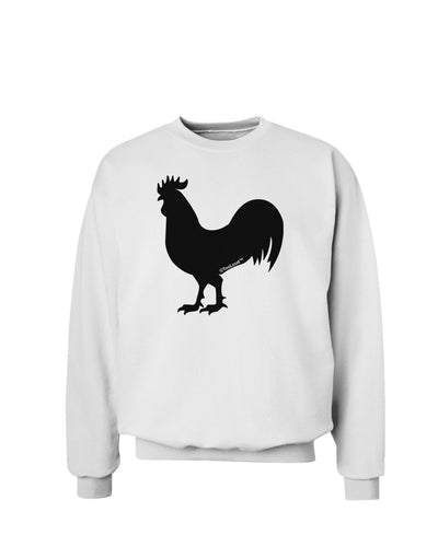 Rooster Silhouette Design Sweatshirt-Sweatshirts-TooLoud-White-Small-Davson Sales