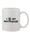 Rottweiler Lover's Essential 11 oz Coffee Mug - TooLoud-11 OZ Coffee Mug-TooLoud-White-Davson Sales