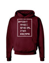 RPG Command Selection List Dark Hoodie Sweatshirt by TooLoud-Hoodie-TooLoud-Maroon-Small-Davson Sales