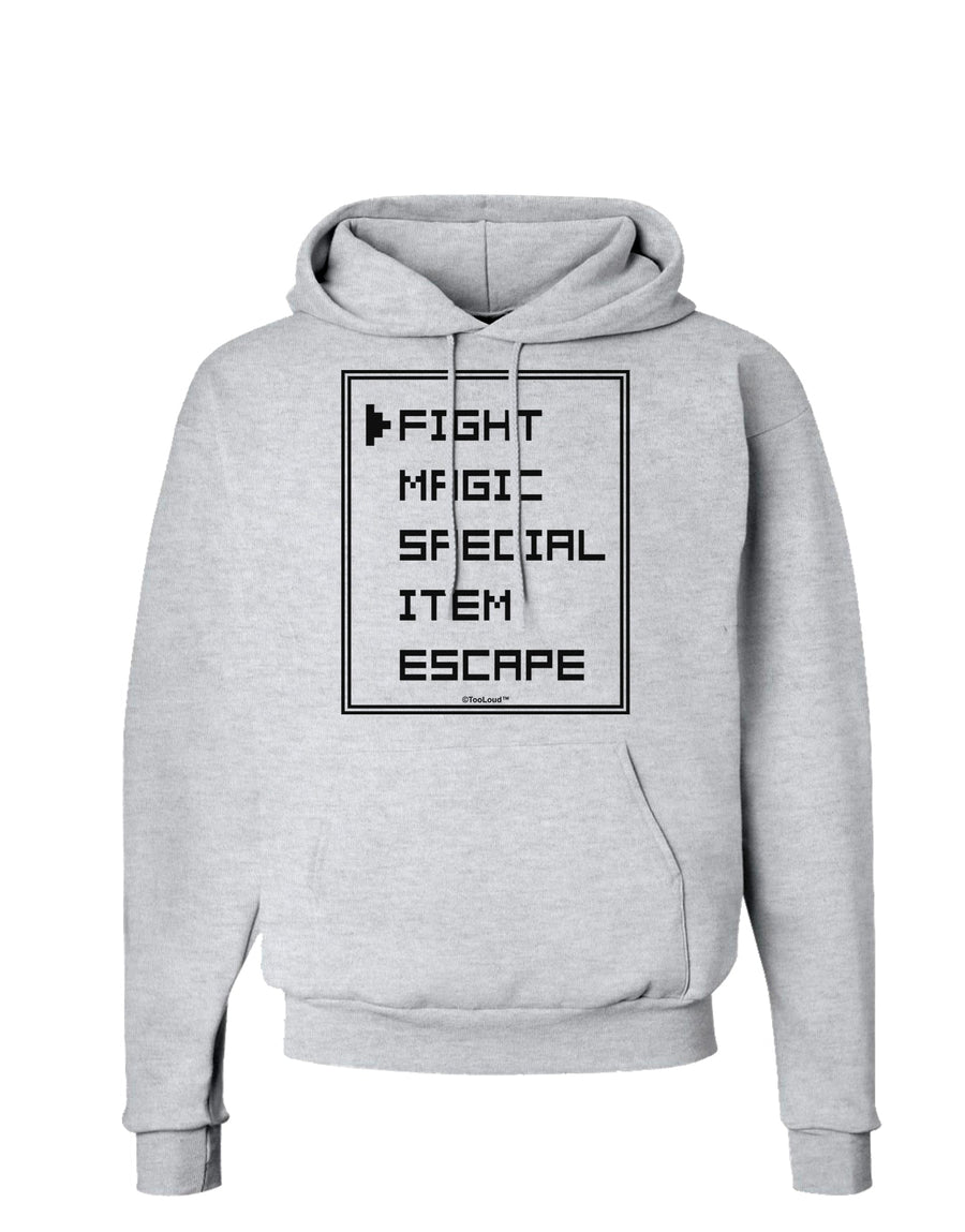 RPG Command Selection List Hoodie Sweatshirt by TooLoud-Hoodie-TooLoud-White-Small-Davson Sales